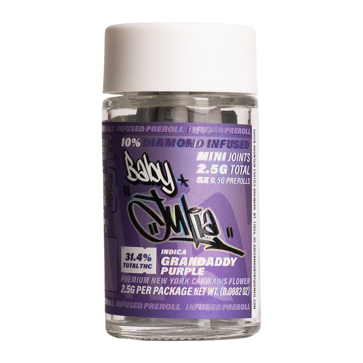 Baby Julia Grandaddy Purple 5pk 2.5g