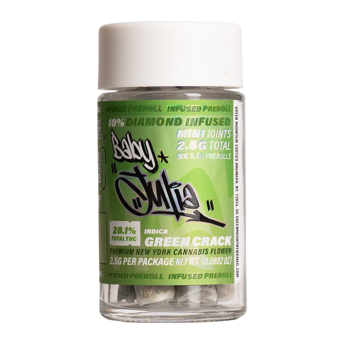 Baby Julia Green Crack 5pk 2.5g