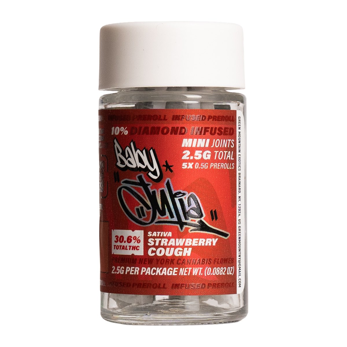 Baby Julia Strawberry Cough 5pk 2.5g